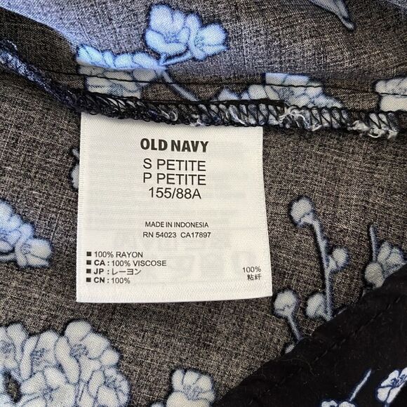 Old Navy Strapless Rayon Floral Dress. Size Small Petite - Picture 6 of 6